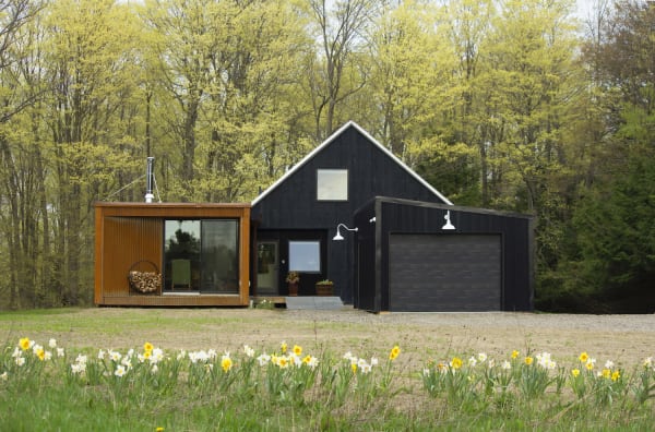 The Wee Barn Designed by Alchemy Architects, Manufactured by Apex Homes. 
 Photo Credit Geoffrey C. Warner for Downsize Living large in a Small House Sheri Koones