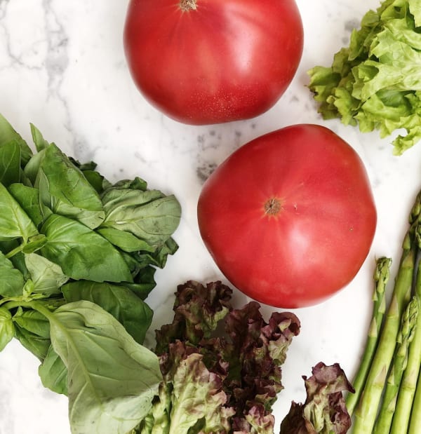 Veggies on Plate