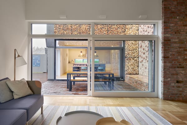 ZEB net zero home living room