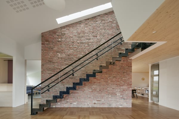 ZEB net zero home staircase