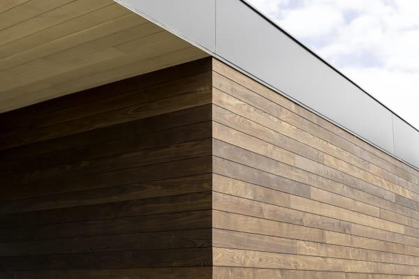 arbor wood thermally treated siding