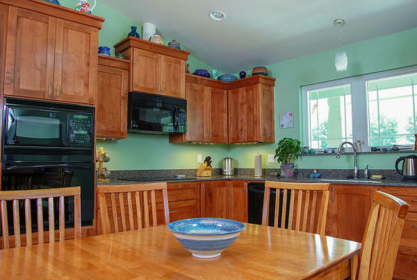net zero home kitchen in austin