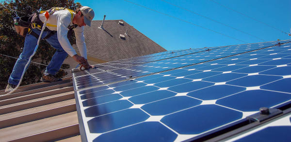 net zero home solar install in austin