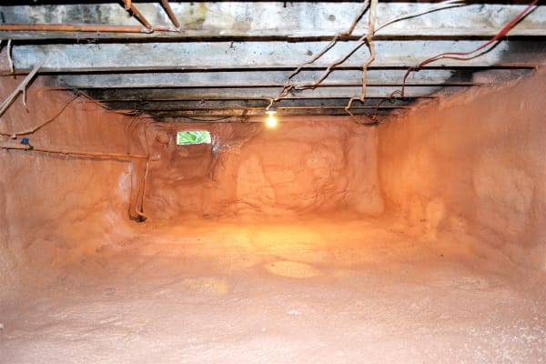 spray foam basement