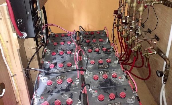 battery bank for solar church
