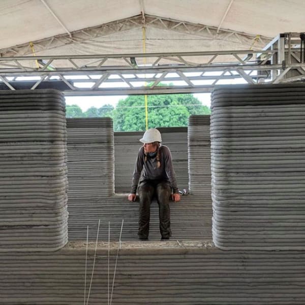 building a 3d printed house