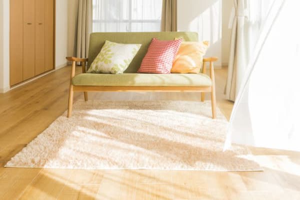 clean living room