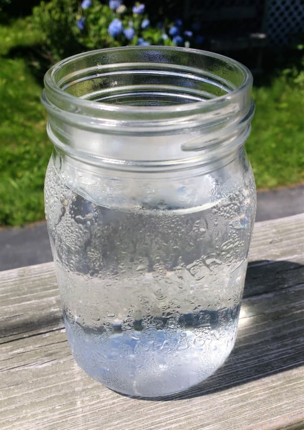 condensation on glass