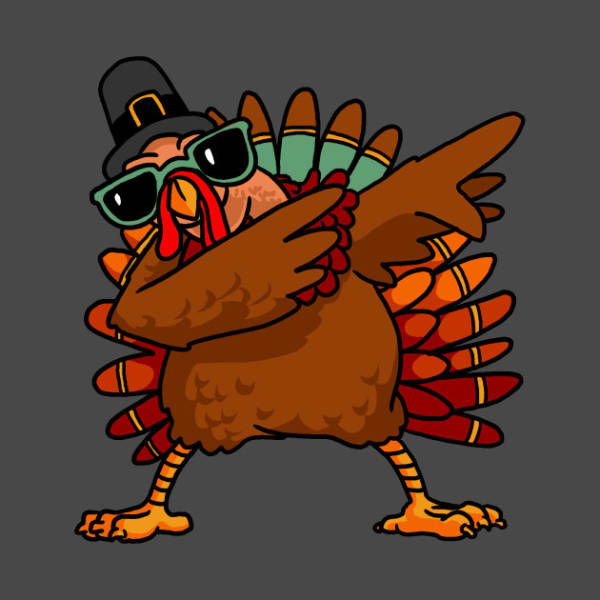 dabbing turkey