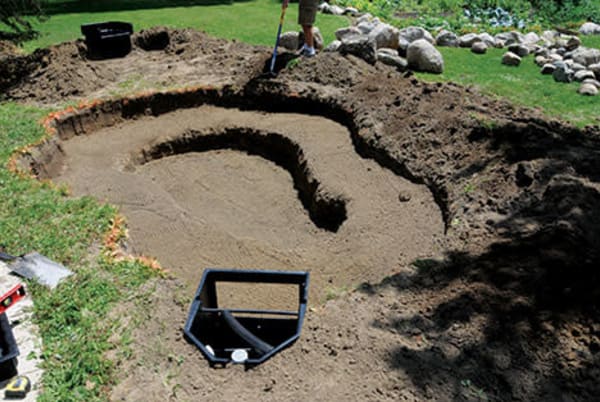 digging a pond