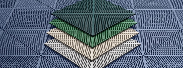 Ecotile plastic floor tile