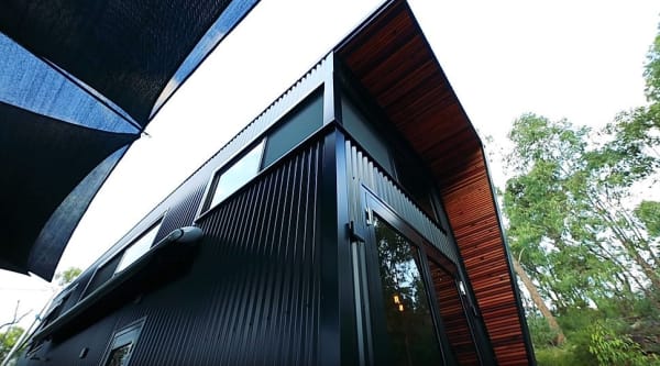 tiny house exterior wood