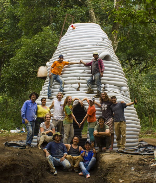 Guatamala Earthbag Dome Workshop Kyle Corrigan