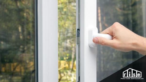 fix a vinyl window frame