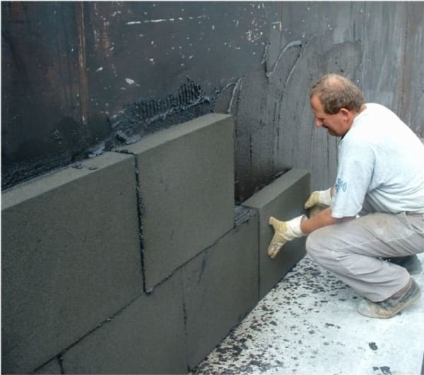 Exterior foundation insulation