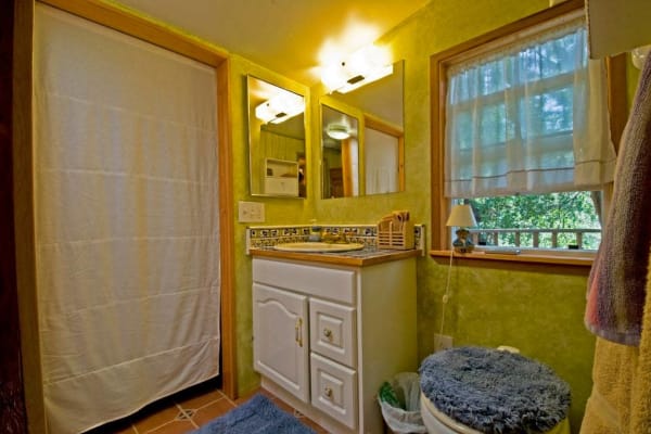 geodesic dome california bathroom