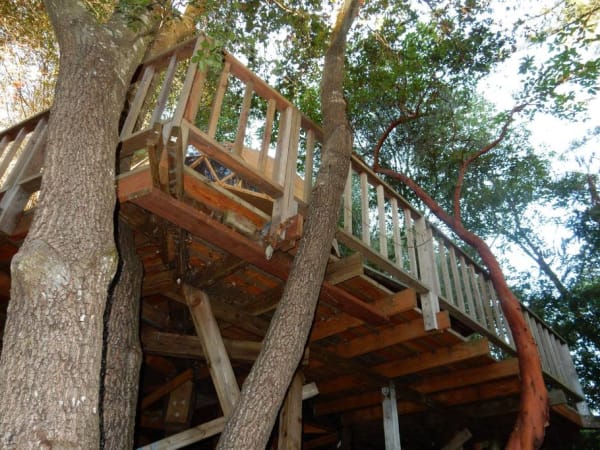 geodesic dome california deck