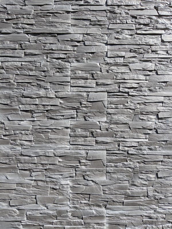 grey stone siding