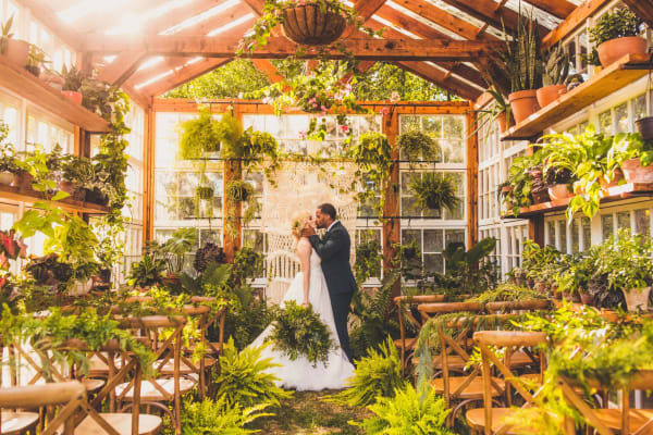 greenhouse wedding