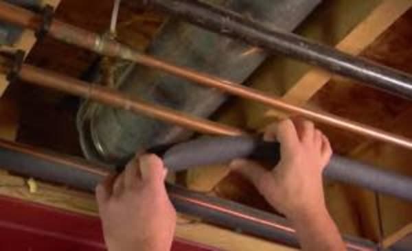 hot water pipe insulation