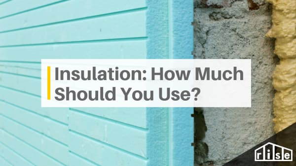 how much insulation