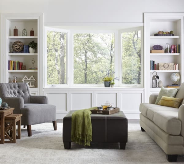 white window in living room by Jeld-Wen