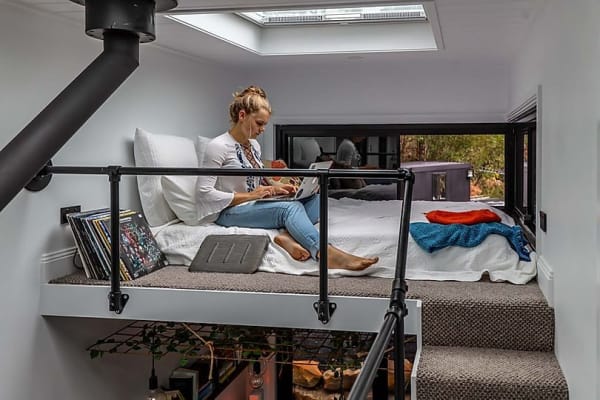 tiny house loft bed