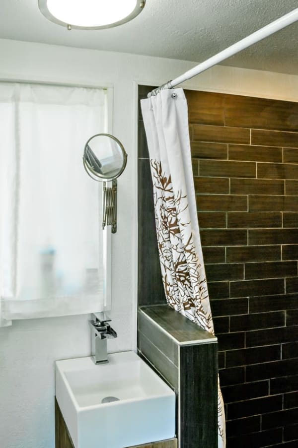 macy miller tiny home bathroom shower