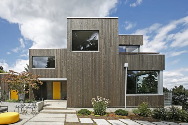 Madrona passive house exterior front