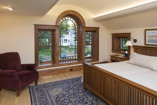 net zero victorian master bedroom