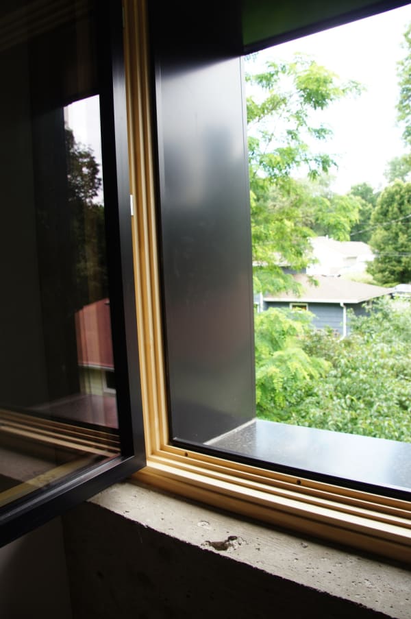 minneapolis passive house wall and window