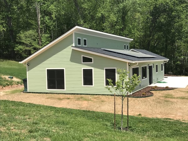 panelized prefab home exterior side