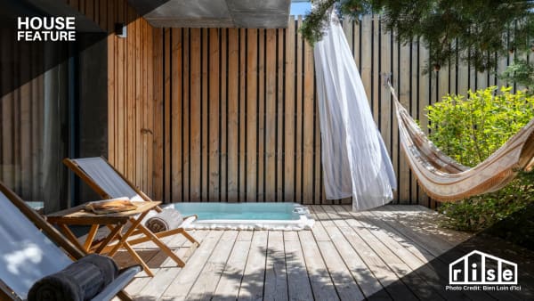 passive pop up house