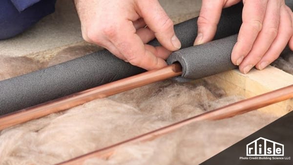 hot water pipe insulation