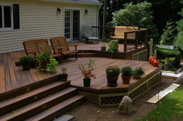 plastic deck