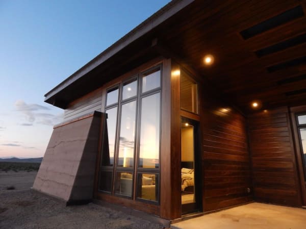 rammed earth exterior