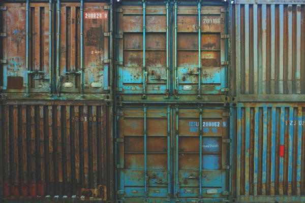 recycled shipping con