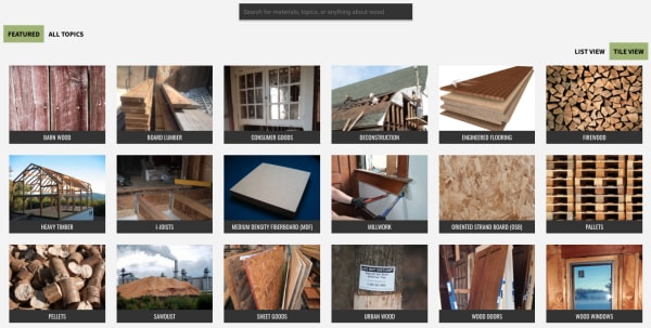 Reusewood lumber search