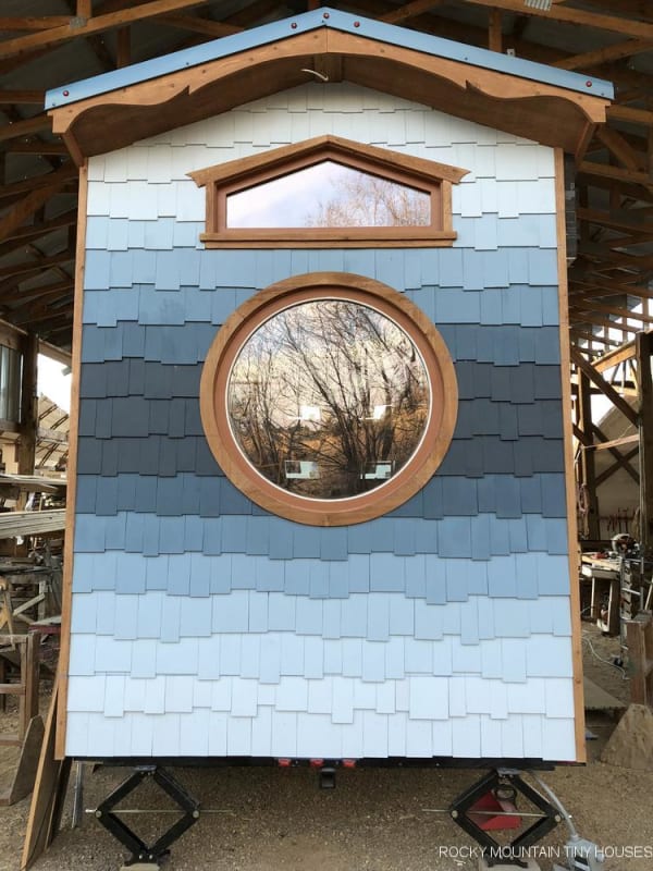 tiny house round window