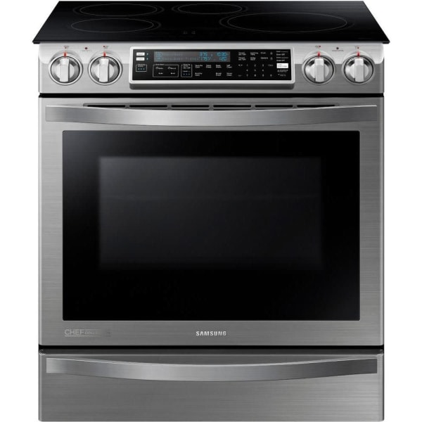 samsung induction slide in range