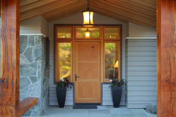 solid wood door