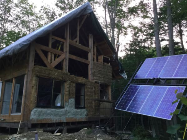 straw bale house