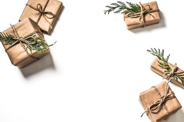 sustainable gift wrap