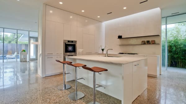 terrazzo kitchen floor