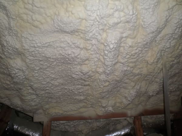 M Street Homes spray foam insulation