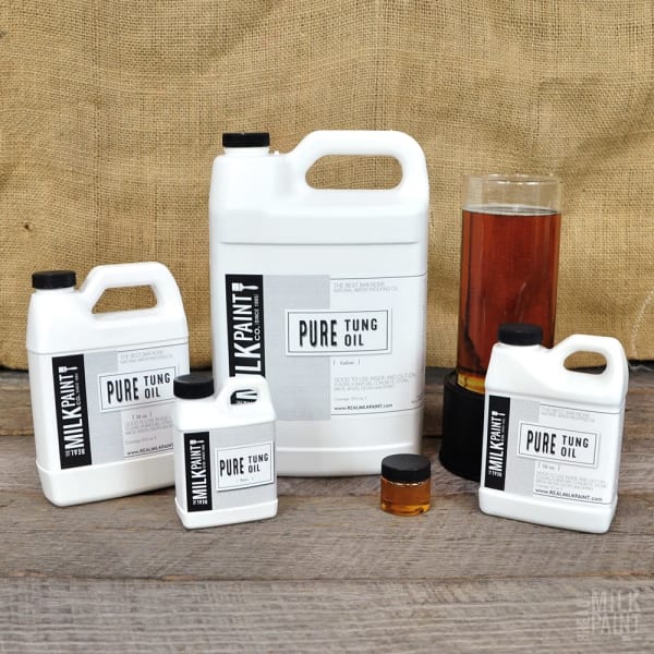 tung oil by milk paint