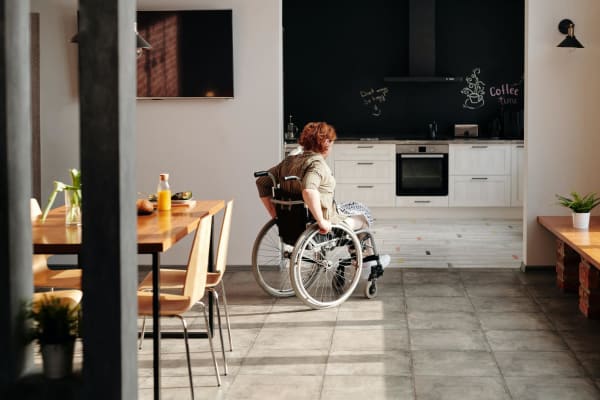 Woman In Wheelchair