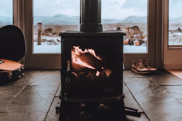 off grid wood stove