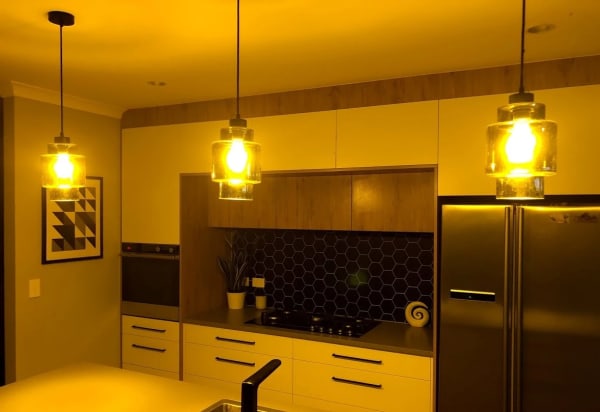 yellow lighting