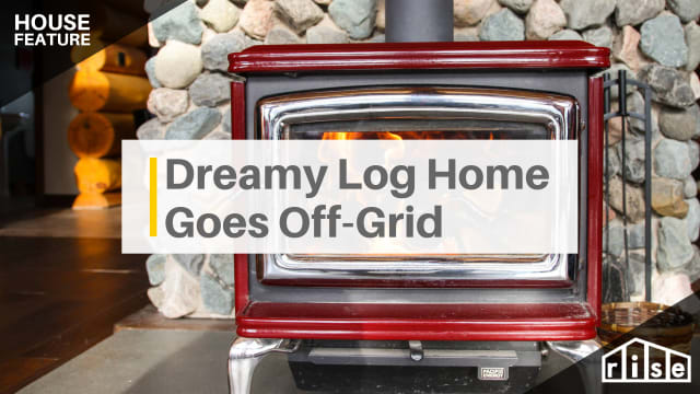 The House that Rudi Built new brunswick log home